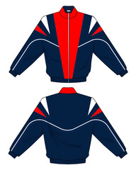 retro vintage windbreaker hoodie jacket template © Ronillo