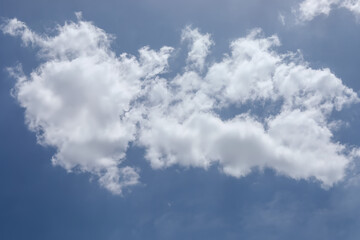 Sunshine clouds sky during morning background.