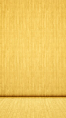 Concept or conceptual vintage or grungy beige background of natural wood or wooden old texture floor and wall as a retro pattern layout. A 3d illustration metaphor to time, material, emptiness,  age 