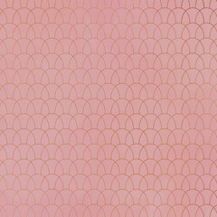 Seamless Copper Pattern on Vintage Rose Background