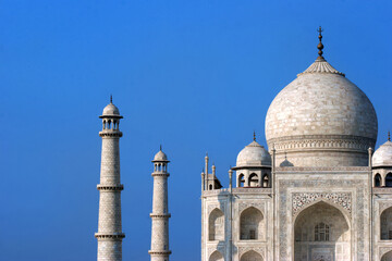 Fototapeta na wymiar The Taj Mahal at Agra, India