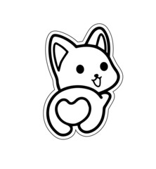 Vector Icon Illustrator Isolated Background White