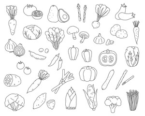 秋の味覚の手書きのイラストのセット 食欲の秋 シンプル おしゃれ Wall Mural Yugoro 秋の味覚の手書きのイラストのセット 食欲の秋 シンプル おしゃれ Wall Mural Yugoro