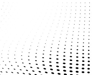 Medium dots halftone vector background. Overlay texture