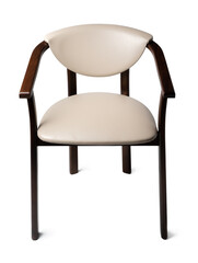 Classic retro chair isolated on white background