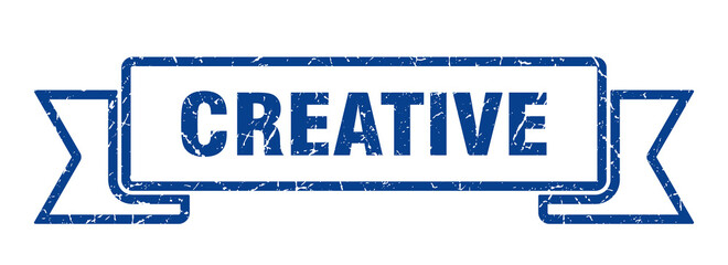 creative ribbon. creative grunge band sign. creative banner