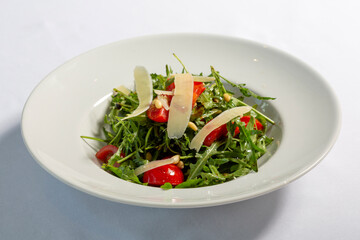 Arugula salad with cherry tomato