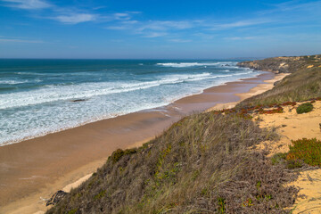 Atlantic isolated beach