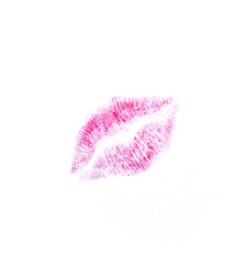 Lipstick kiss