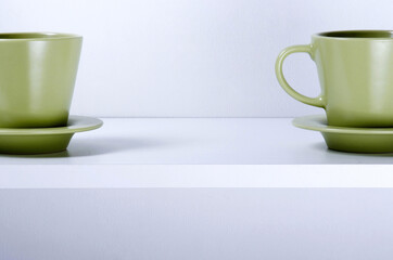 Cups and saucers