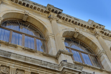 Heraklion.Crete. Greece. The city hall of Heraklion. Venetian loggia (club of nobles) 18.08.2017.