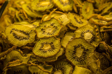 dried fruit on bazaar in istanbul market place turkish food