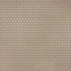 Seamless Champagne Gold Pattern on Taupe Background