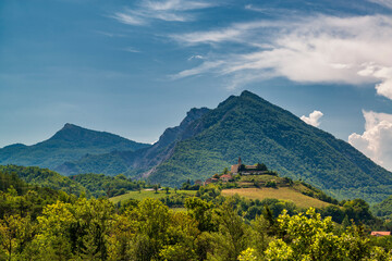 Naklejka premium Alpine landscape in Provence, France.