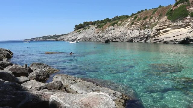 Santa Cesarea Terme - Panoramica della Baia di Miggiano