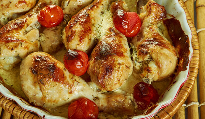 Chicken korma melts.