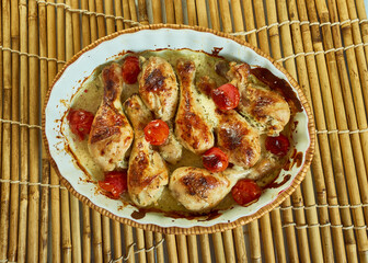 Chicken korma melts.