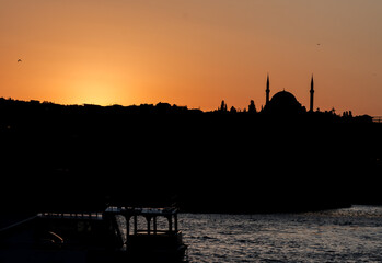 stunning night photography in istanbul famous mosque