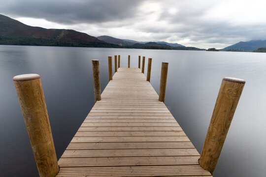 Wooden Pier on a lake