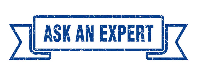 ask an expert ribbon. ask an expert grunge band sign. ask an expert banner