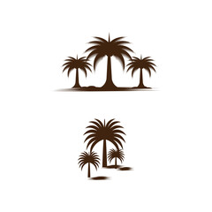 Dates tree  Logo Template vector symbol