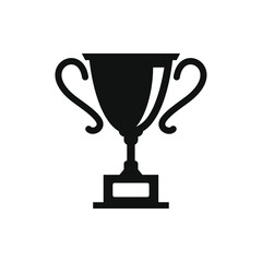 Trophy icon design vector