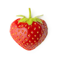 Red berry strawberry isolated