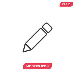 Pen icon vector. Pencil sign