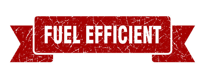 fuel efficient ribbon. fuel efficient grunge band sign. fuel efficient banner