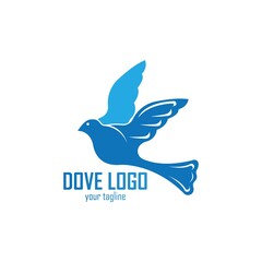 Dove Logo Template vector illustration,
