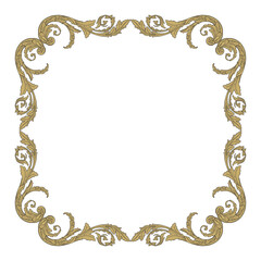 Classical baroque vector of vintage element for design. Decorative design element filigree calligraphy vector. You can use for wedding decoration of greeting card and laser cutting.