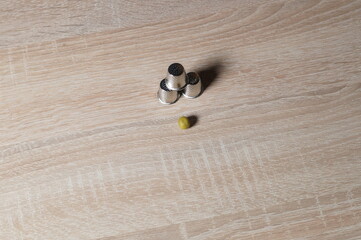 pea and three thimble