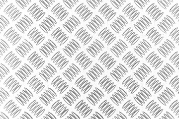 Patterned metal flooring texture and seamless background