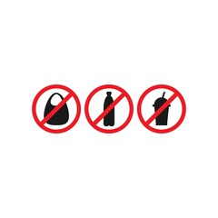 No plastic bags, bottles, cups. stop using disposable polythene package.