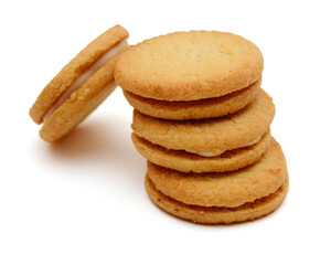 cookies isolated on white background 