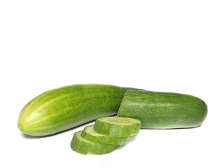 Cucumber isolated on white background