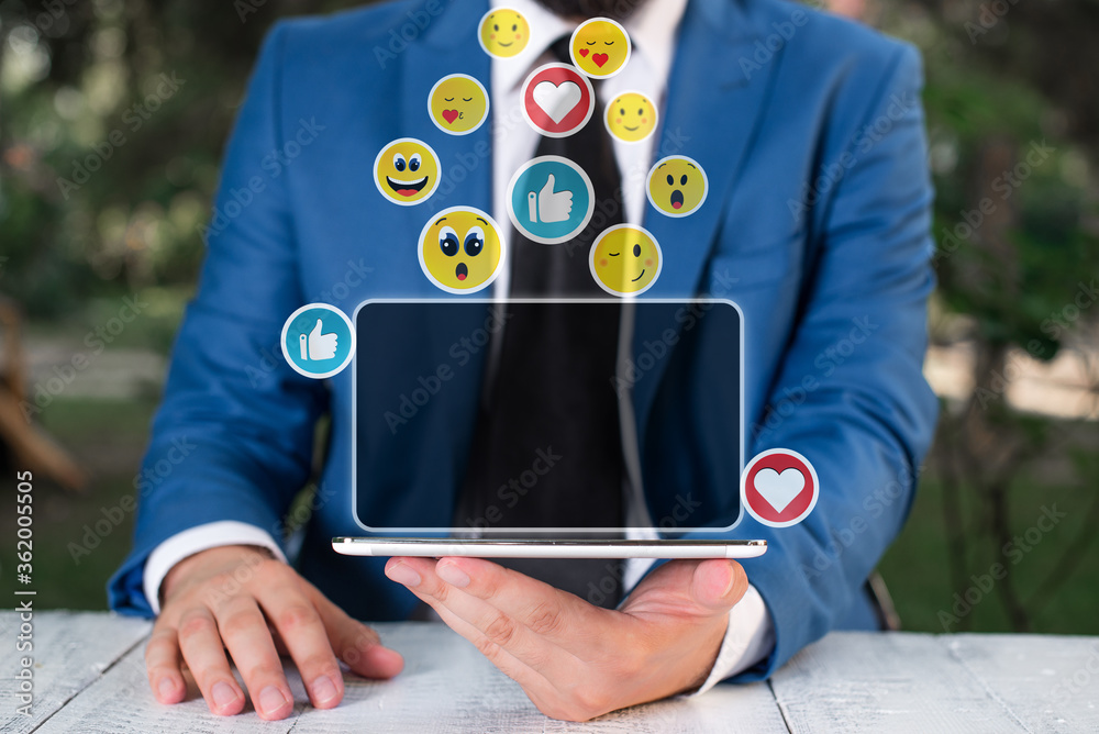 Canvas Prints social media digital network concepts design element icons illustration.
