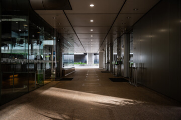 nobody in Hong Kong's streets 