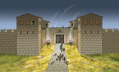 Taranto - Gateway to the walls of the Greek city Taras © Massimo Todaro