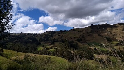 Fototapeta na wymiar Montañas Colombianas