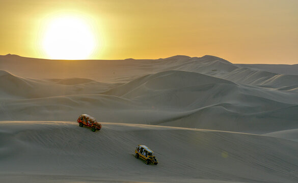 The Huacachina desert in Peru