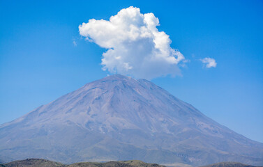 View of the Misti from Arequipa, Peru