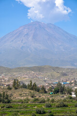 View of the Misti from Arequipa, Peru