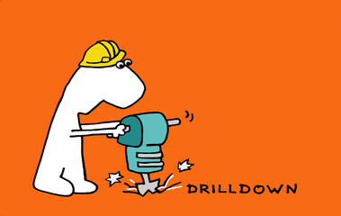 Access data by Drilling Down