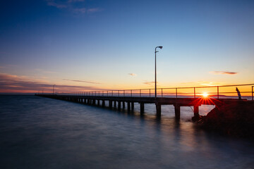 Rye Pier at Sunrise in Australia