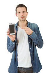 on the phone