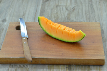 Melon net, delicious nutritious