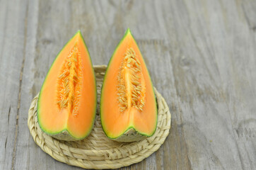 Melon net, delicious nutritious