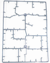 Plastic Model Kits on white background