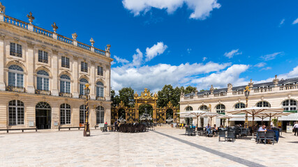 Fototapeta na wymiar The Stanislas square in Nancy